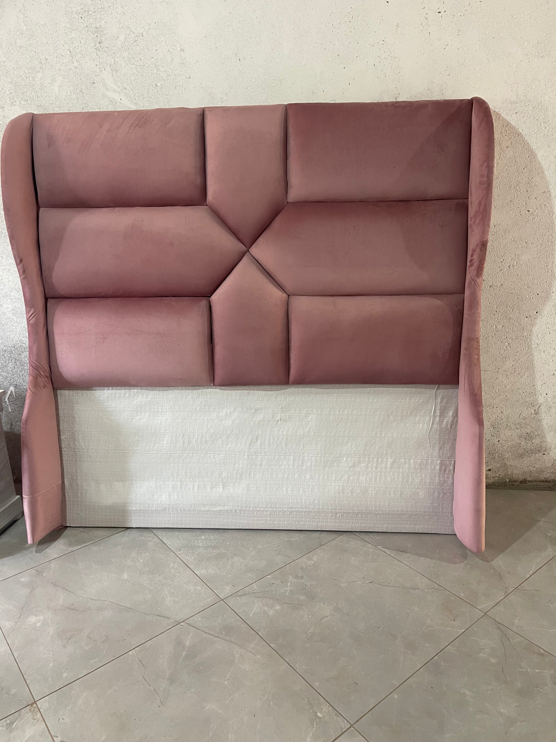 Hour glass headboard