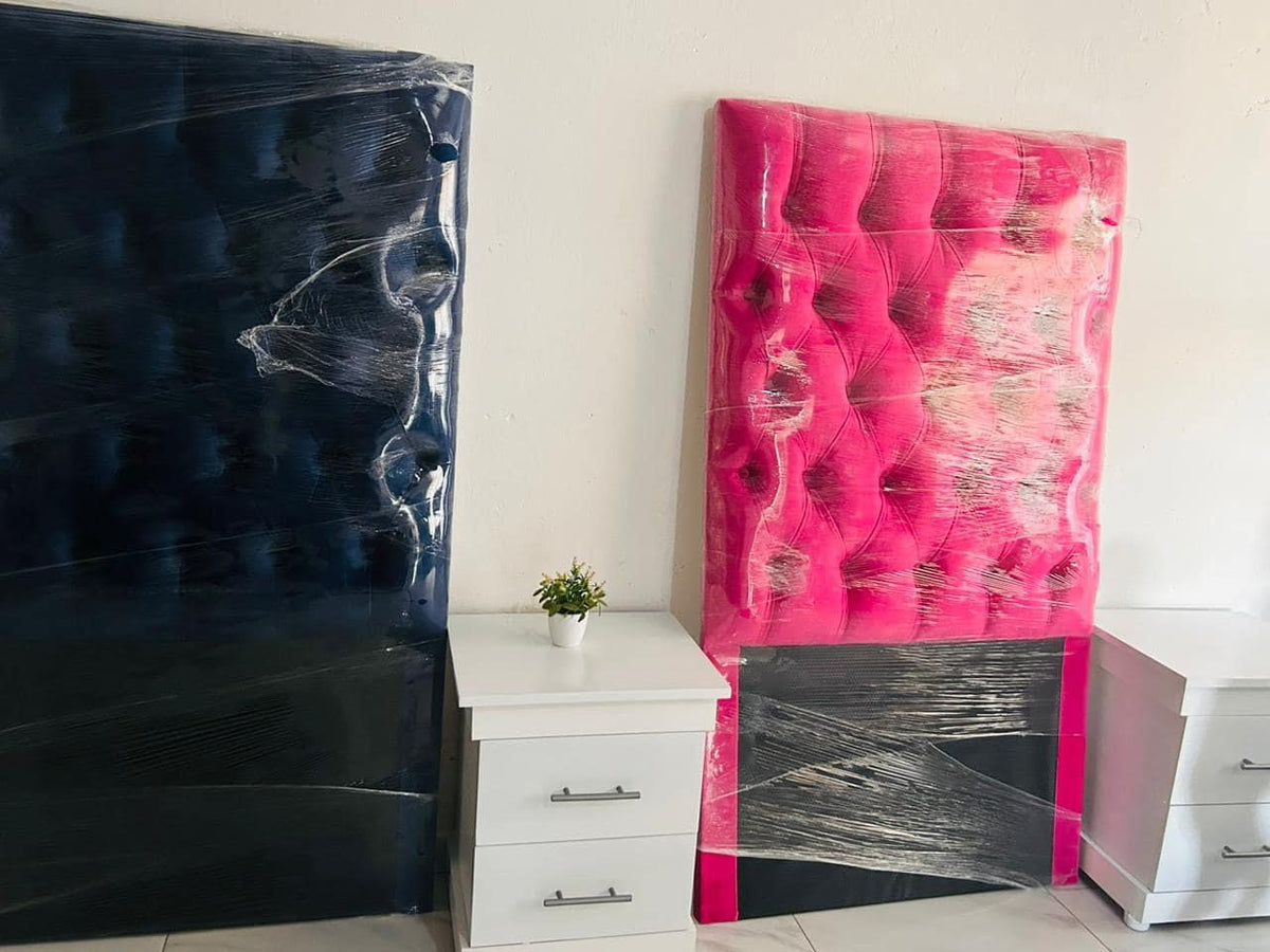 Kids headboard and pedestal combo