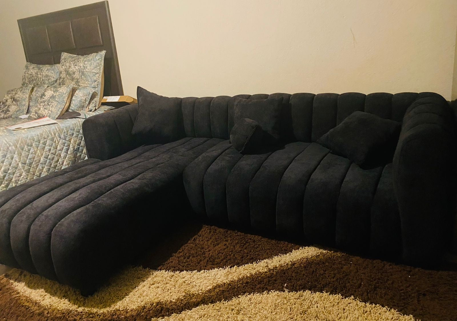 Two seater teddy L shape
