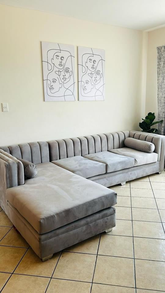Three seater L shape couch