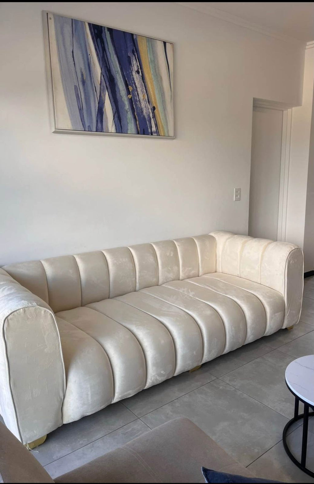 3 seater panel couch